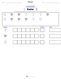 Easter printable worksheet preview