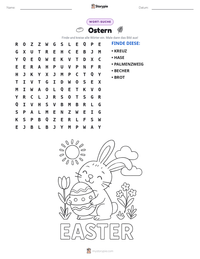Ostern druckbare Arbeitsblatt Vorschau