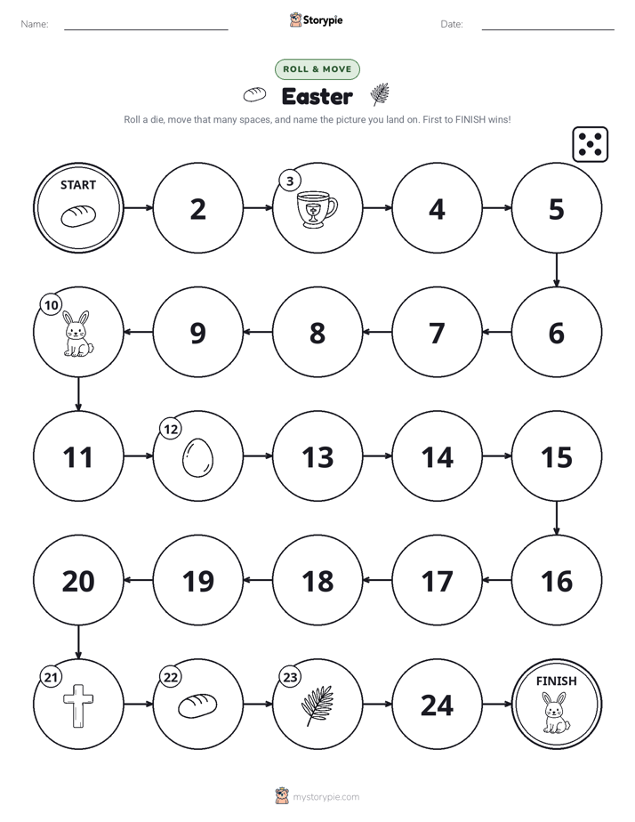 Roll & Move Game