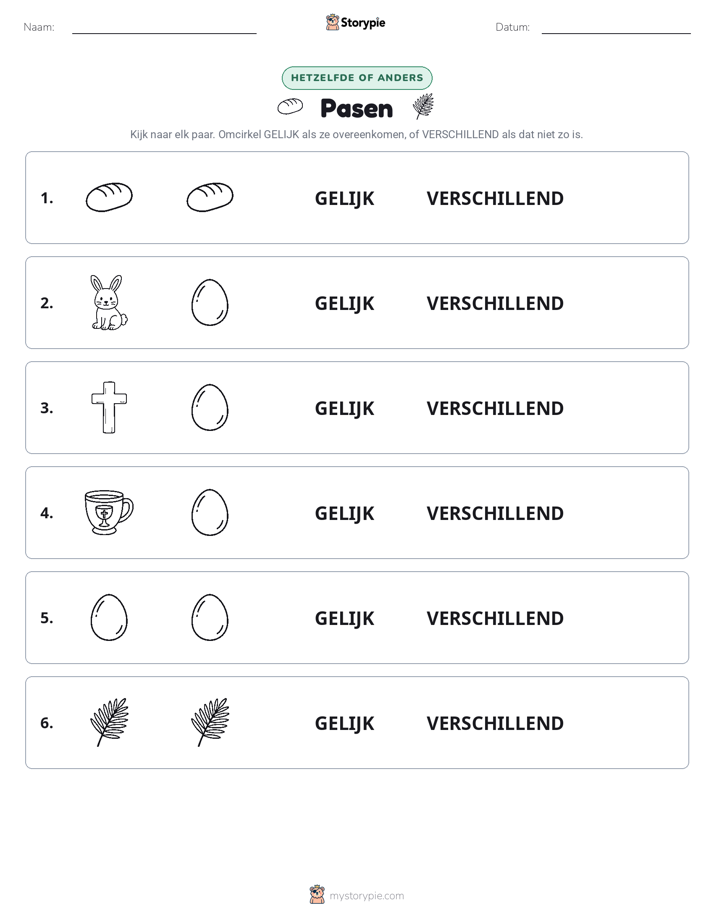 Zelfde of Verschillend