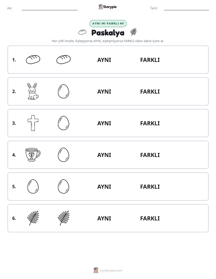Aynı mı Farklı mı