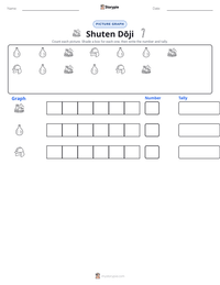 Shuten Dōji printable worksheet preview