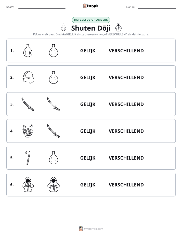 Zelfde of Verschillend
