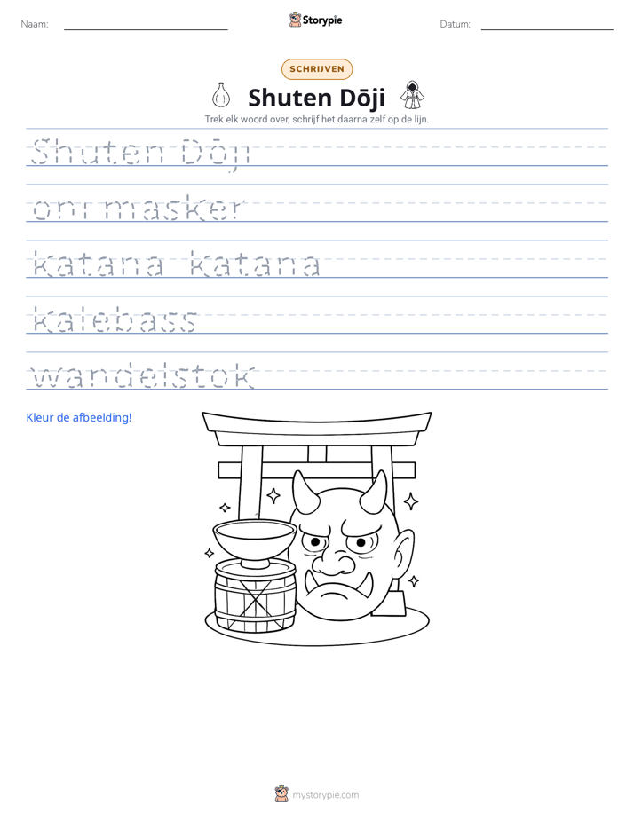 Schrijf Oefening
