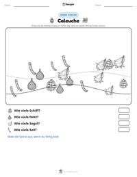 Caleuche druckbare Arbeitsblatt Vorschau