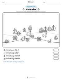 Caleuche printable worksheet preview