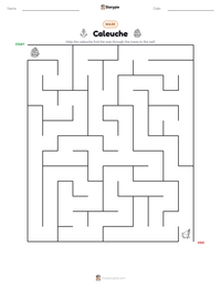 Caleuche printable worksheet preview