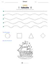 Caleuche printable worksheet preview