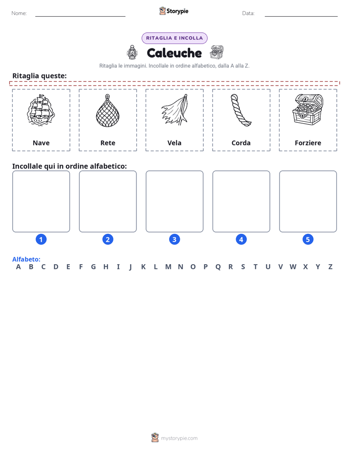 Taglia & Incolla Alfabeto