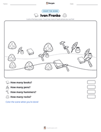 Ivan Franko printable worksheet preview