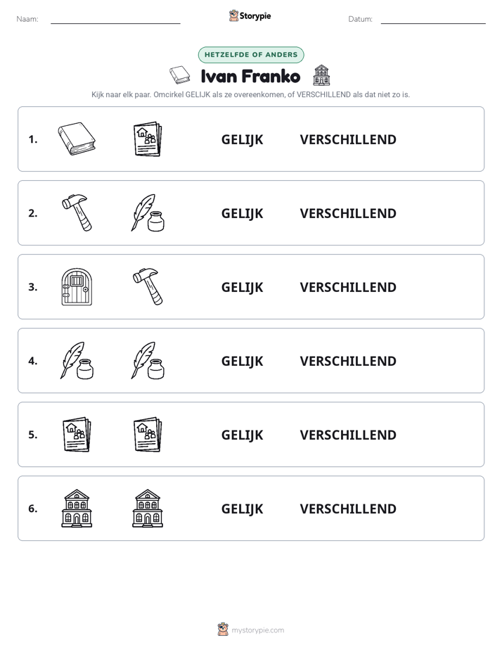 Zelfde of Verschillend