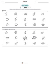 Leizu printable worksheet preview