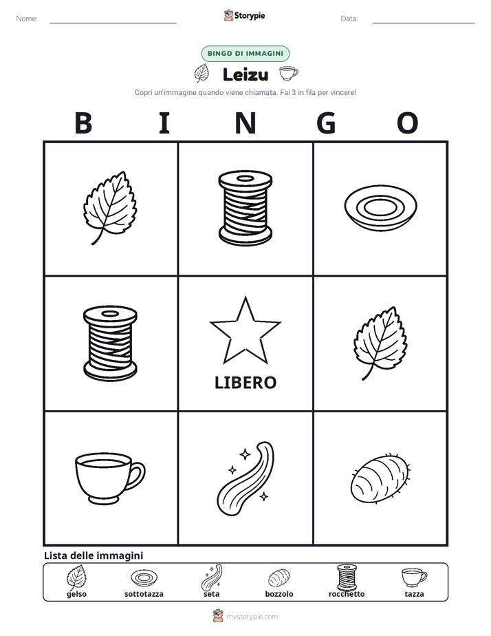 Bingo delle Immagini
