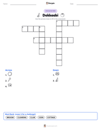 Dokkaebi printable worksheet preview