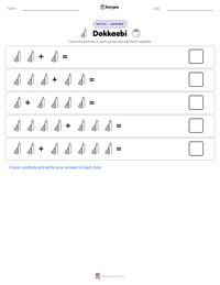 Dokkaebi printable worksheet preview