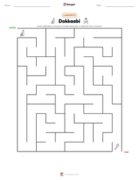 Anteprima della scheda stampabile di Dokkaebi