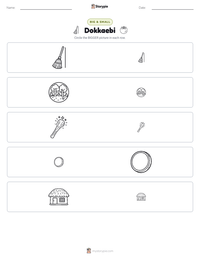Dokkaebi printable worksheet preview