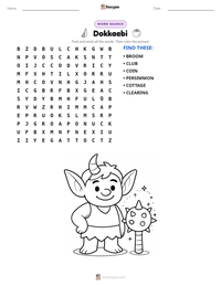 Dokkaebi printable worksheet preview