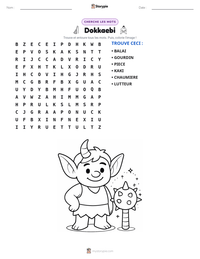 Aperçu de la feuille de travail imprimable Dokkaebi