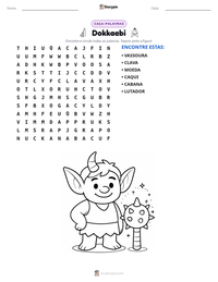 Prévia da folha de atividades imprimível Dokkaebi