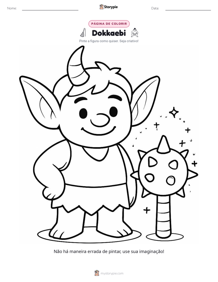 Página para colorir