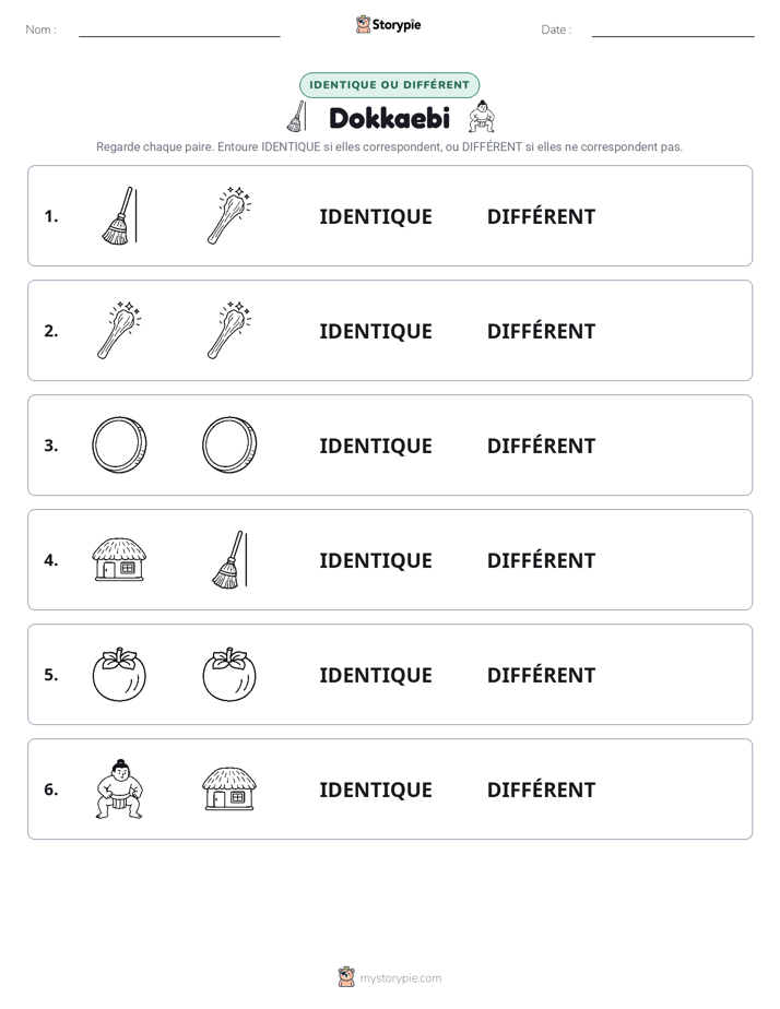 Identique ou Différent