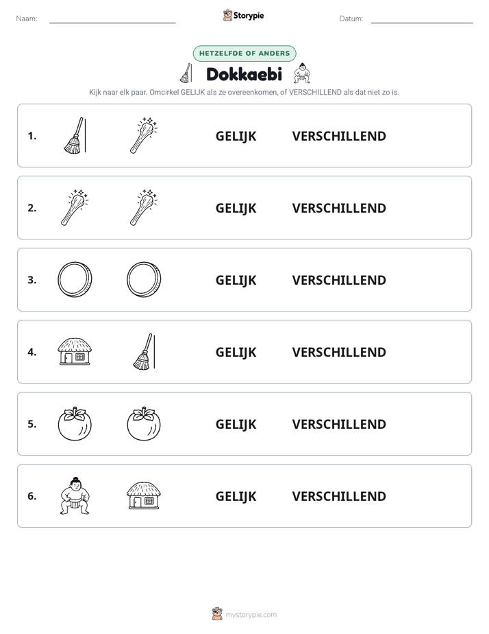 Zelfde of Verschillend