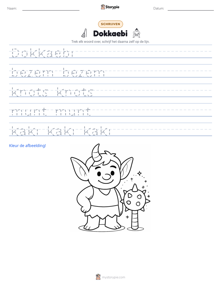 Schrijf Oefening