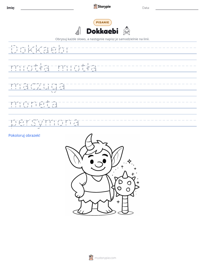 Ćwiczenie Pisania