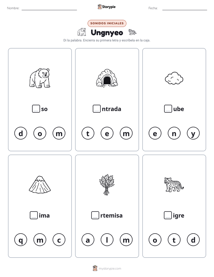 Sonidos Iniciales