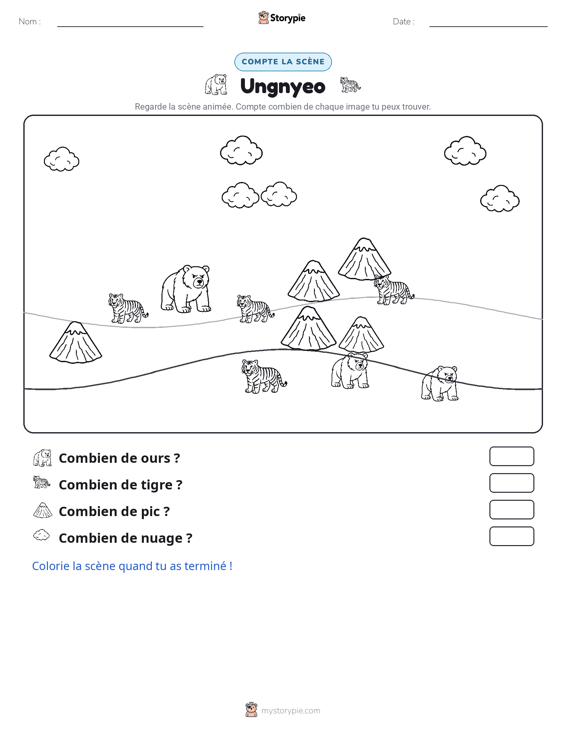 Scène de Comptage