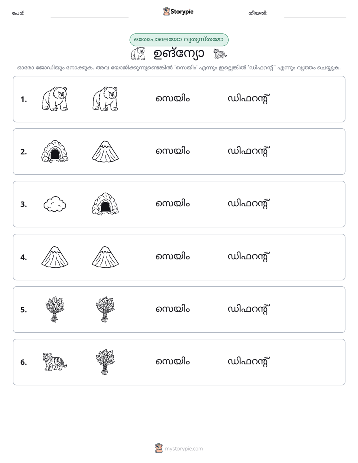 ഒന്നോ വ്യത്യാസമോ