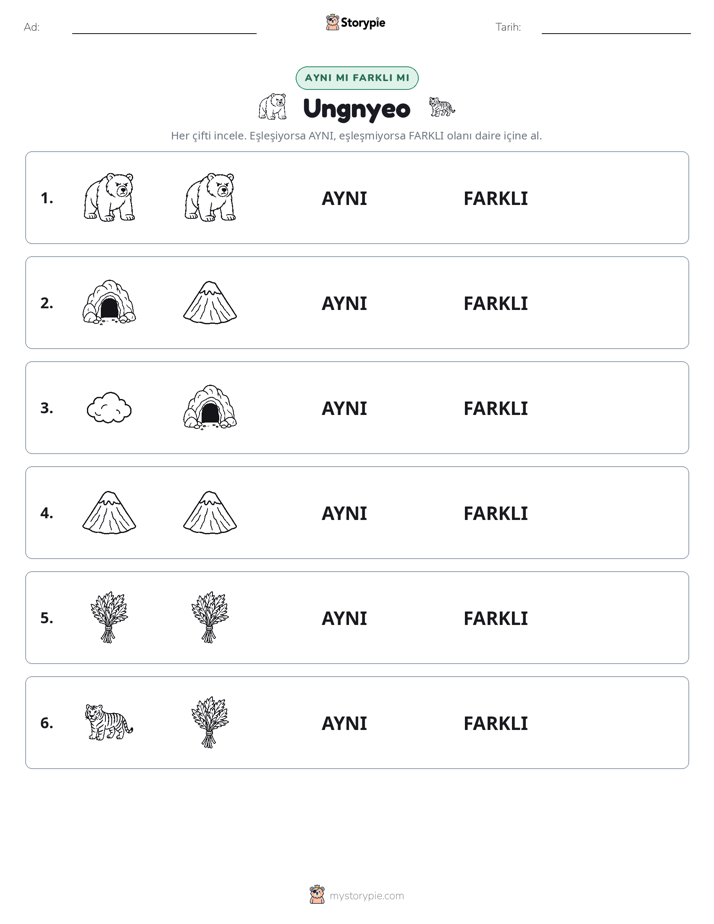 Aynı mı Farklı mı