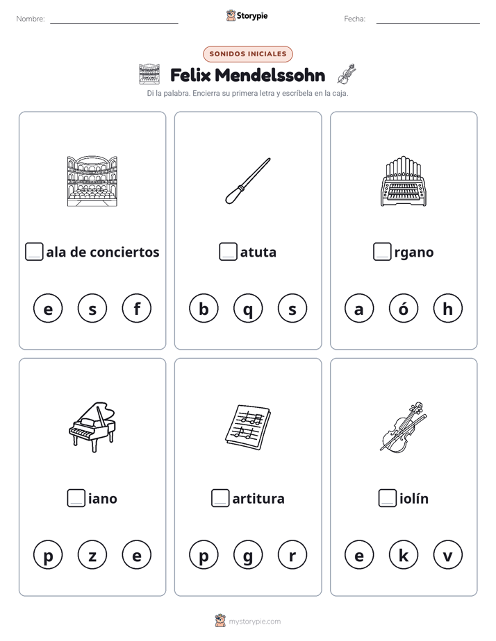 Sonidos Iniciales