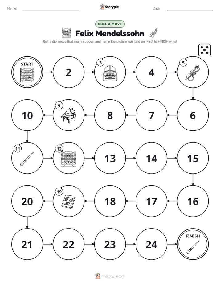 Roll & Move Game