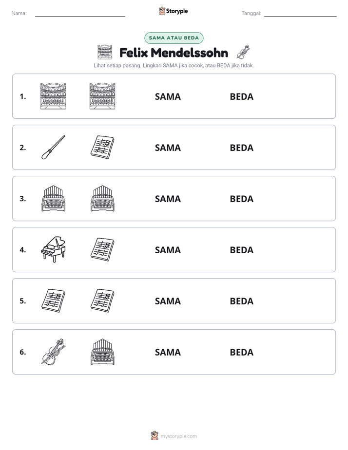 Sama atau Berbeda