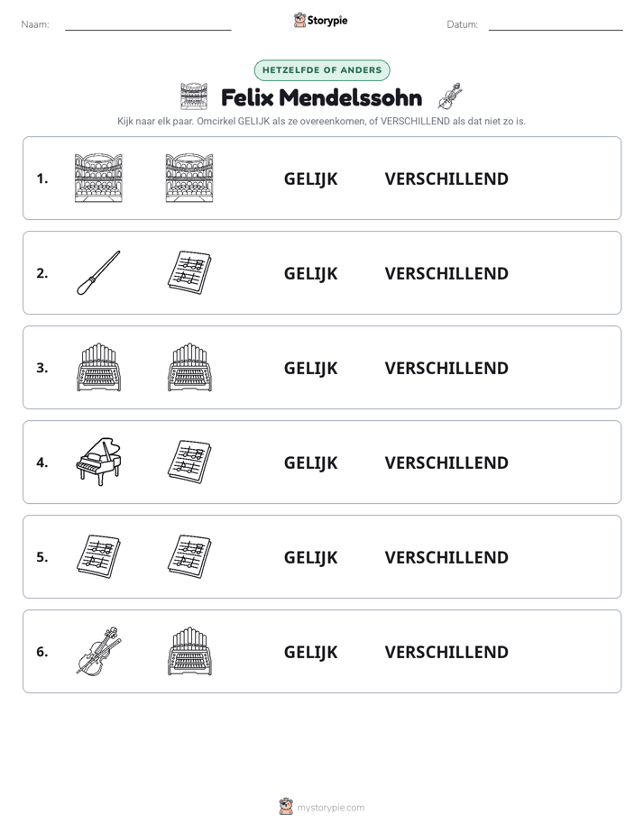 Zelfde of Verschillend