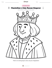 Maximilian I, Holy Roman Emperor printable worksheet preview