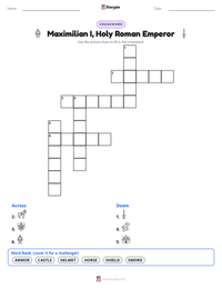 Maximilian I, Holy Roman Emperor printable worksheet preview