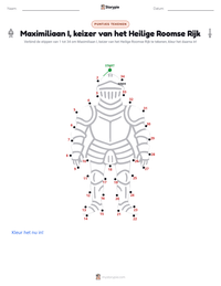 Maximiliaan I, keizer van het Heilige Roomse Rijk afdrukbare werkblad voorbeeld