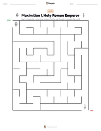 Maximilian I, Holy Roman Emperor printable worksheet preview