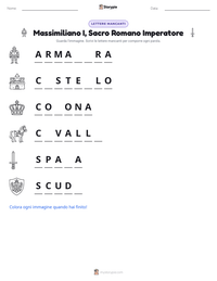Anteprima della scheda stampabile di Massimiliano I, Sacro Romano Imperatore