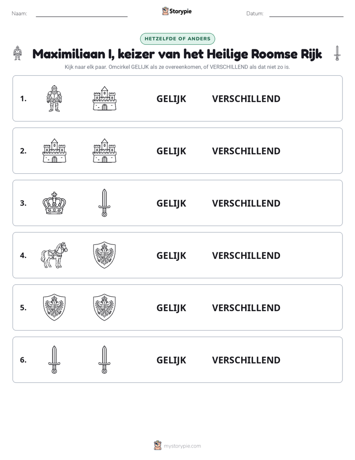 Zelfde of Verschillend