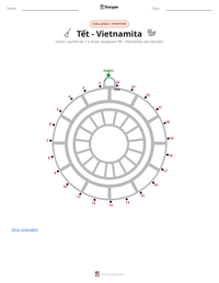 Anteprima della scheda stampabile di Tết - Vietnamita