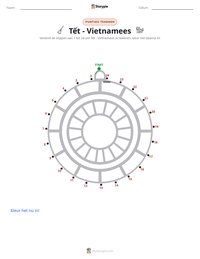 Tết - Vietnamees afdrukbare werkblad voorbeeld