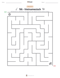 Tết - Vietnamesisch druckbare Arbeitsblatt Vorschau