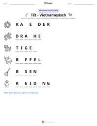Tết - Vietnamesisch druckbare Arbeitsblatt Vorschau