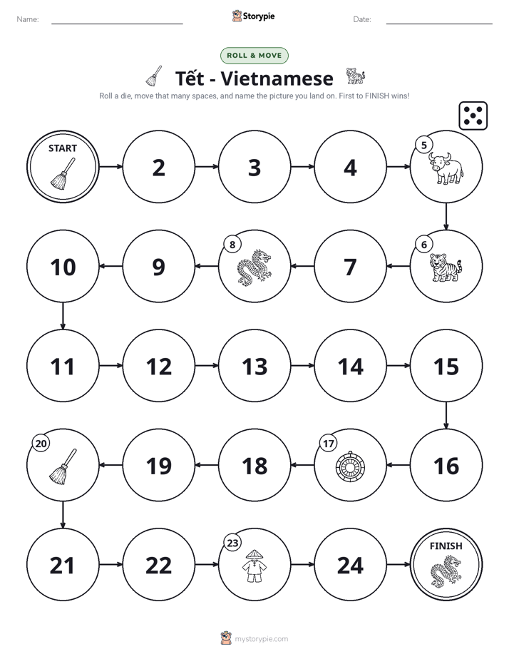 Roll & Move Game