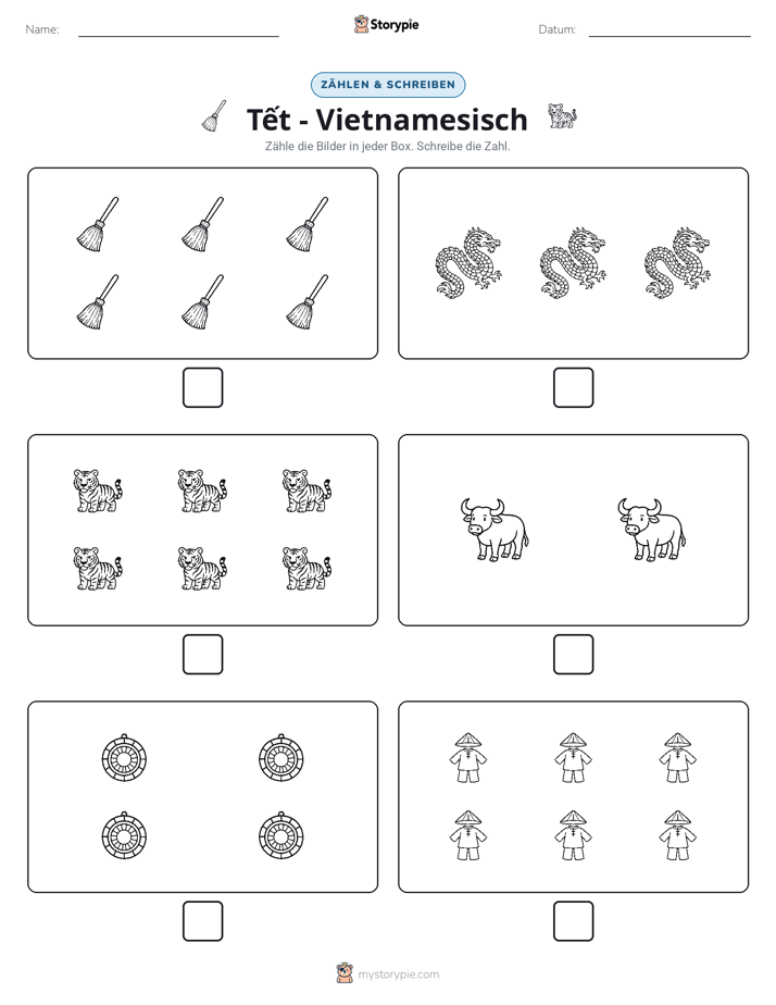 Zählen & Schreiben