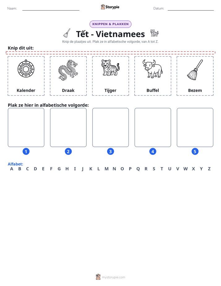 Knip & Plak Alfabet